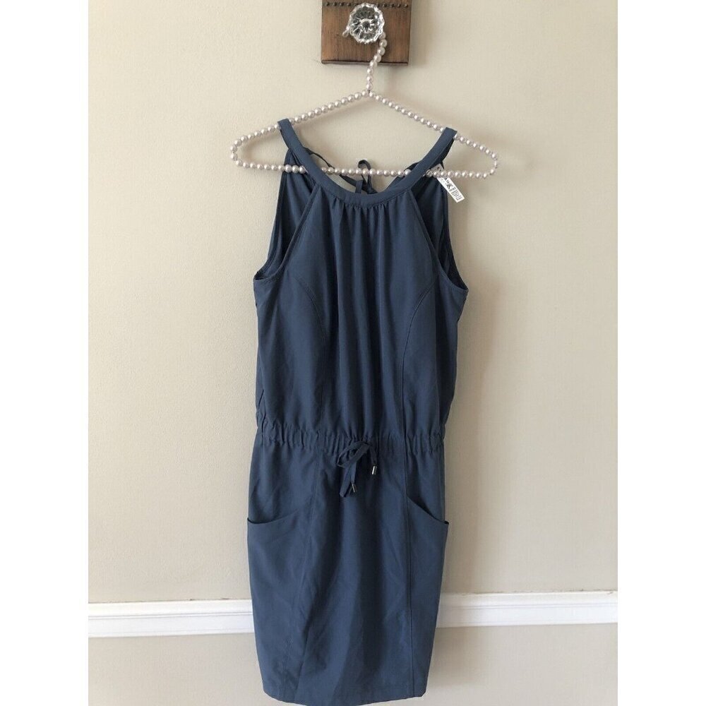 Kyodan Outdoor Womens Size XS Blue Sleeveless Dress Elastic Waist Pockets